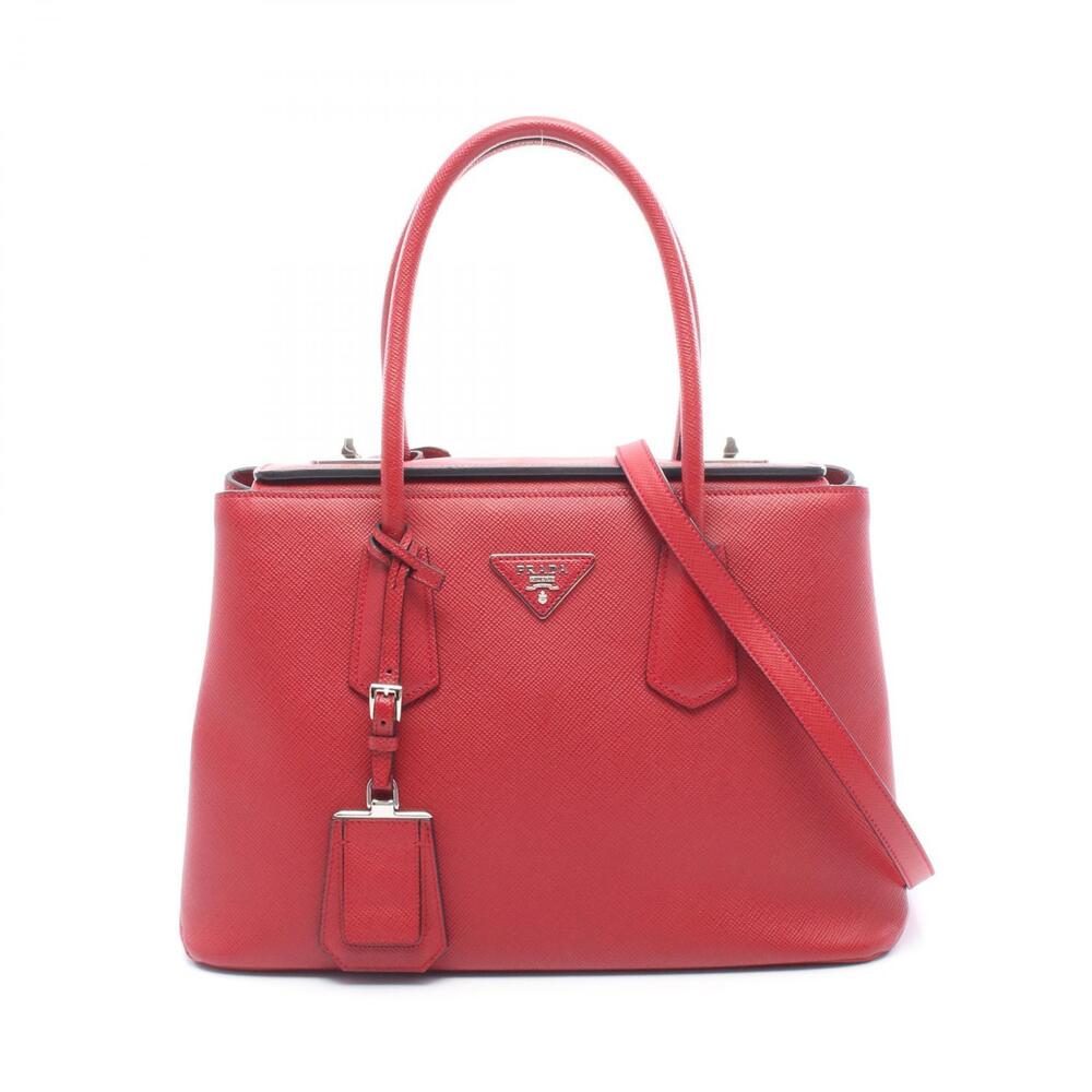 Prada handbag Saffiano leather red